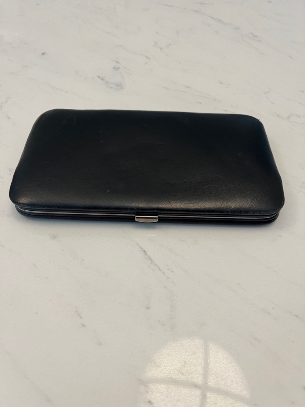 Black Leather Lodis Clutch Case wallet